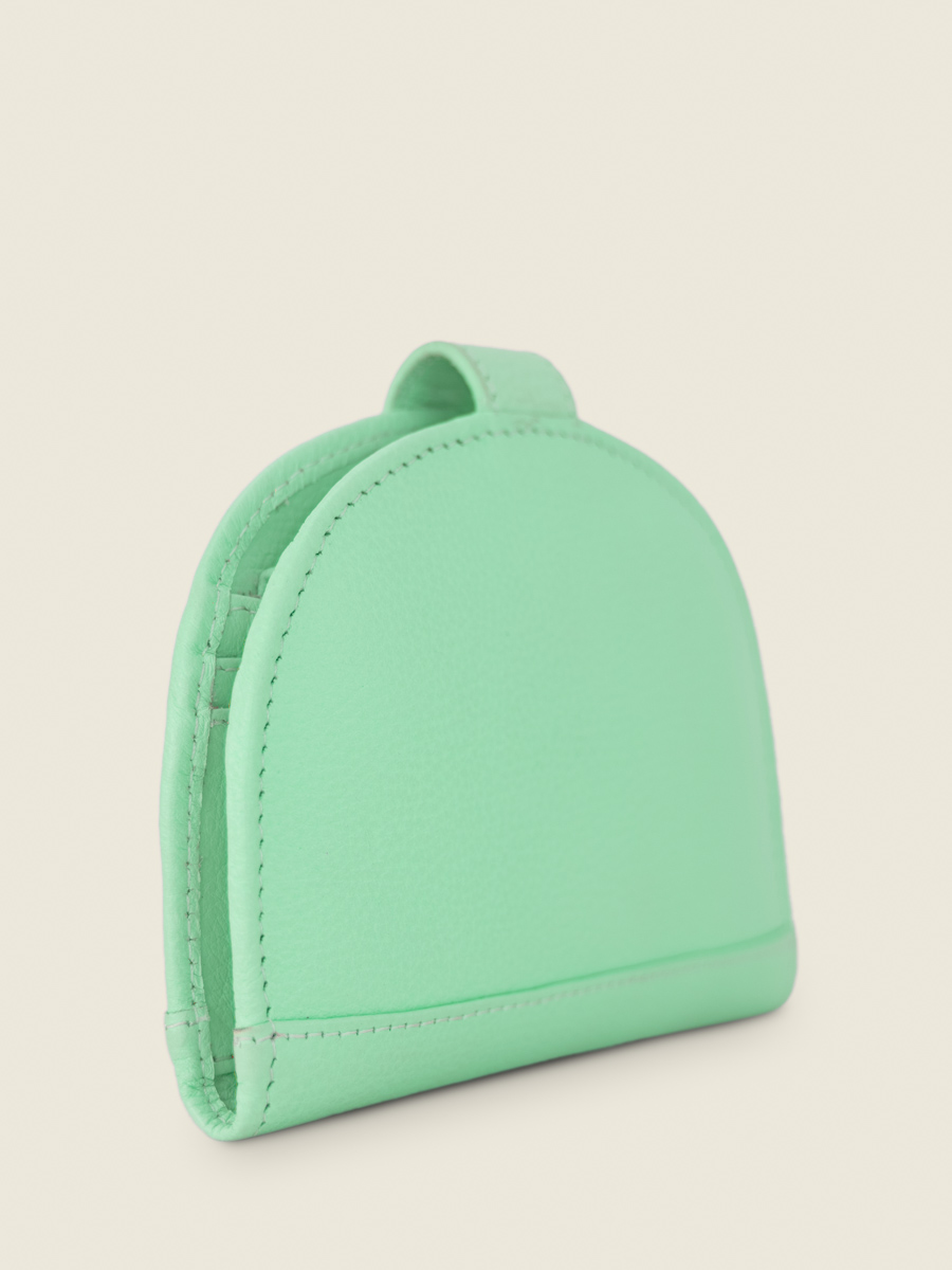 Foto-Seitenansicht-Brieftasche-Leder-grün-Manon-N2-Pastel-Mint-Paul-Marius-M33-PT-GR