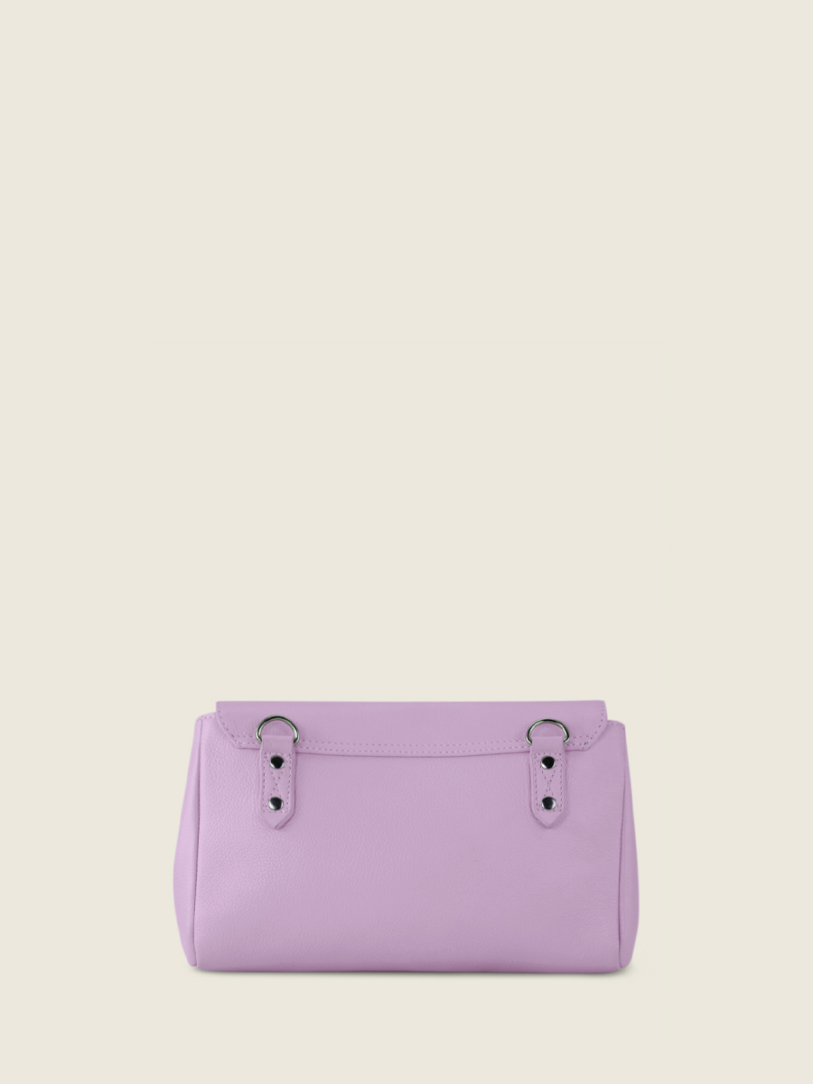Foto-Rückansicht-Umhängetasche-Leder-violett-Suzon-M-Pastel-Lilas-Paul-Marius-W25M-PT-P