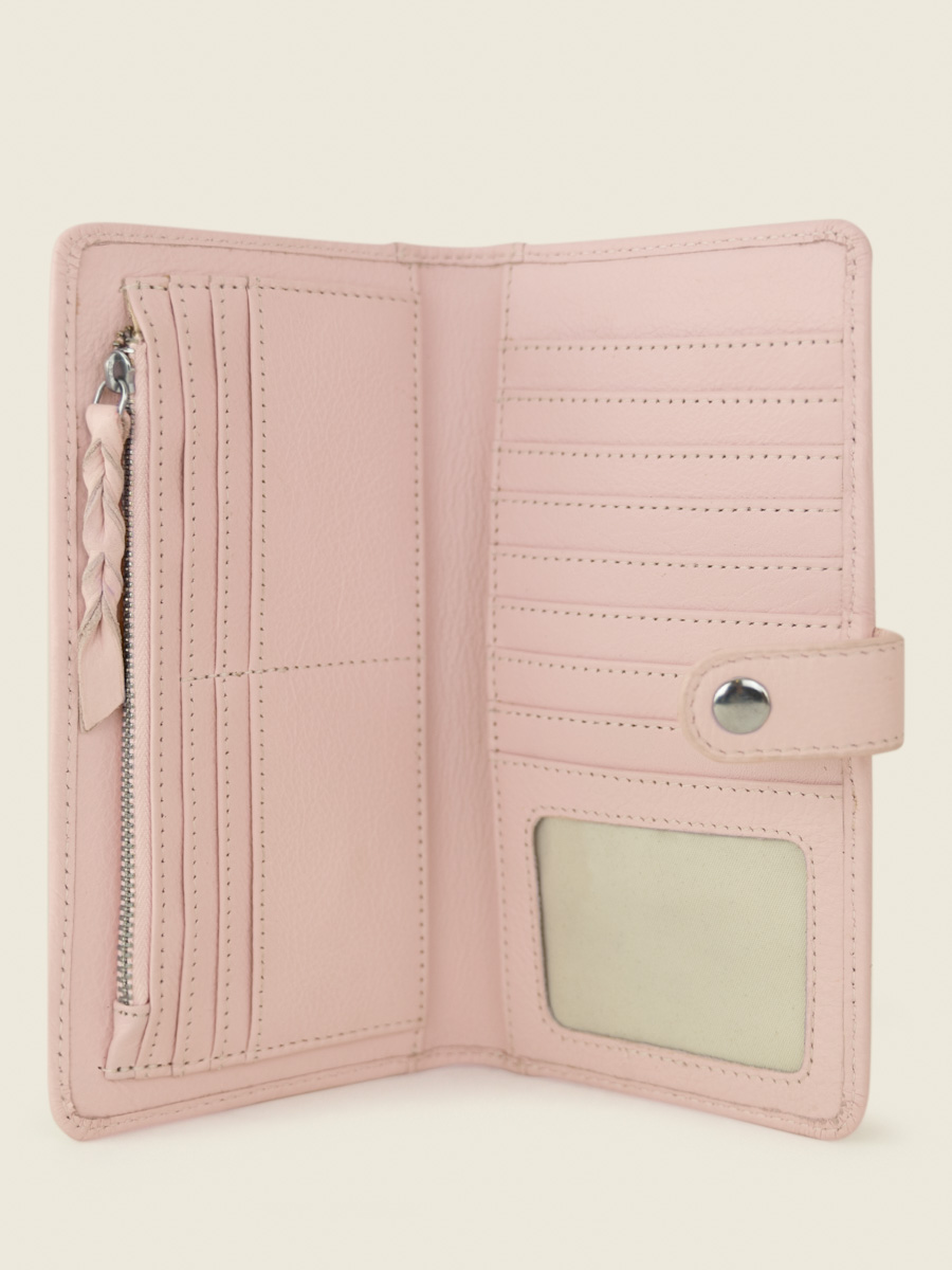 Foto-Rückansicht-Brieftasche-Leder-rosa-Charlotte-N2-Pastel-Puder-Paul-Marius-M67-PT-PI