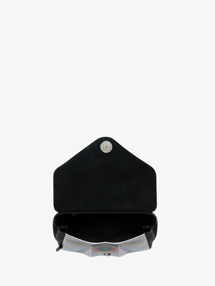 Umhängetasche Suzon M Givre holographisch schwarz Innenansicht W25M GIV