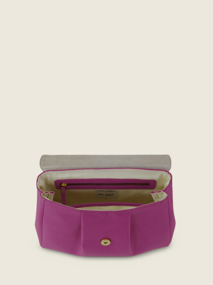 Fotoansicht-Tragetasche-Umhängetasche-Leder-violett-Suzon-M-Sorbet-Cassis-Paul-Marius-W25M-SB-P