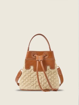 Capucine XS Raphia - Naturel / Cognac
