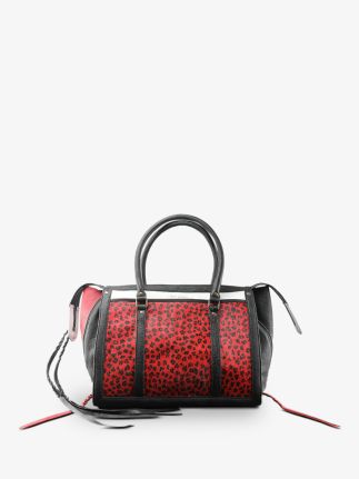 LeRive Droite - M - Leopard - Schwarz / Rot