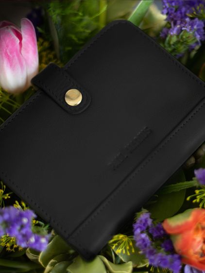 LePortefeuille Jeanne Art Déco – Schwarz