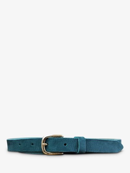 LaCeinture Magnifique Nubuk - 20 mm - Piscine-Blau