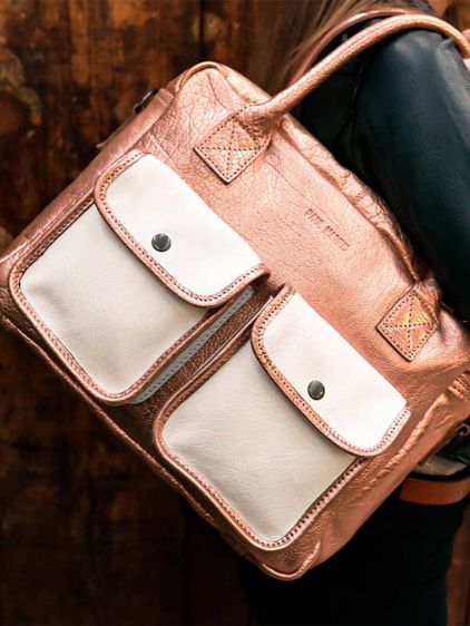 LeDandy - Goldrosa / Weiß