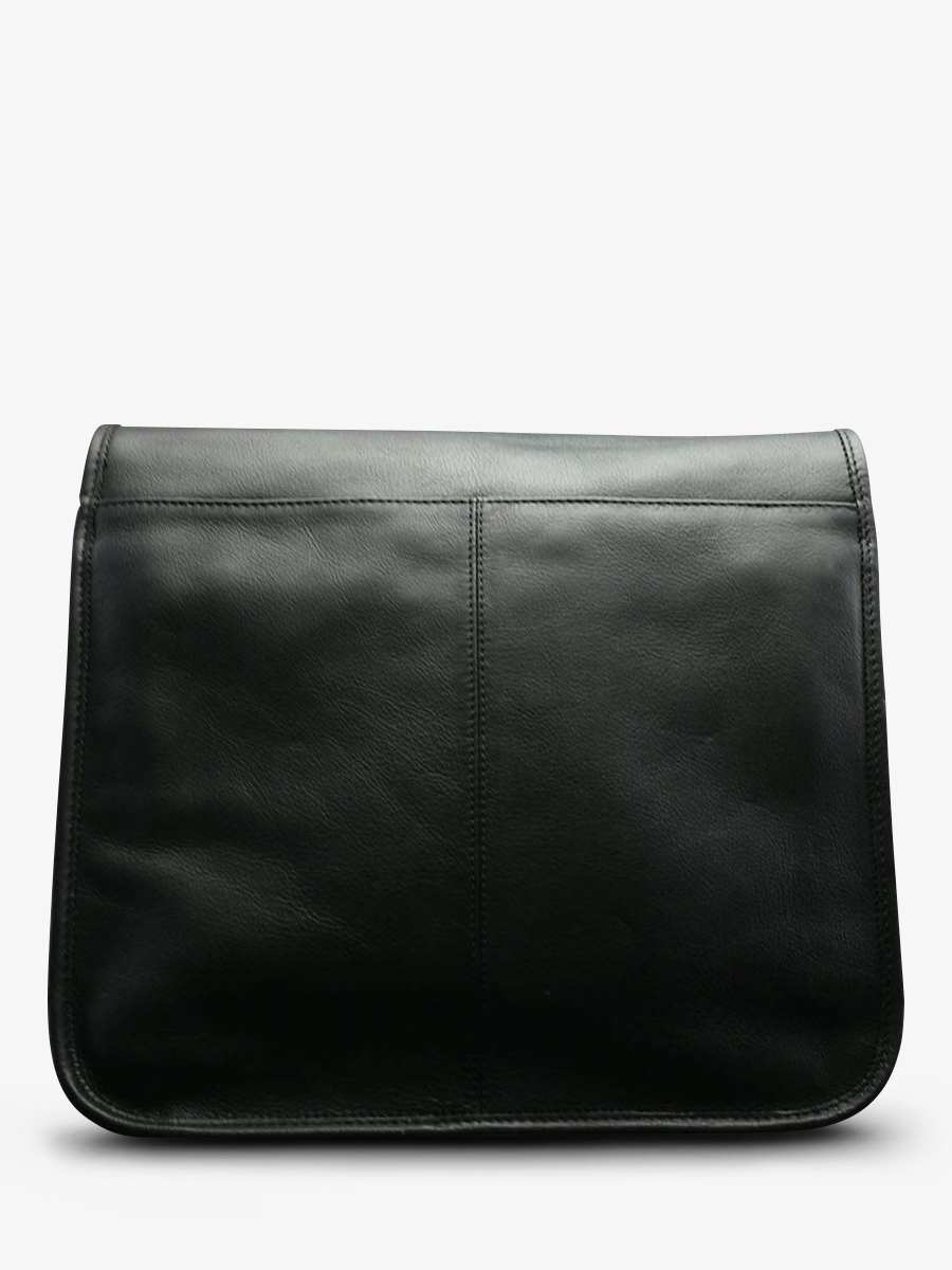 Foto-Seitenansicht-Aktentasche-Leder-A4-schwarz-Lasacoche-M-schwarz-Paul-Marius-M02S14-B