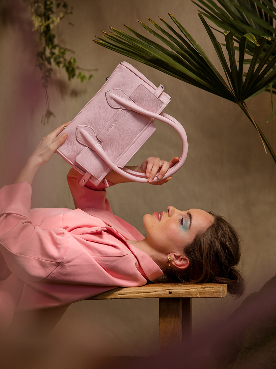 Foto-Material-Handtasche-Leder-rosa-Madeleine-S-Pastel-Puder-Paul-Marius-W31S-PT-PI