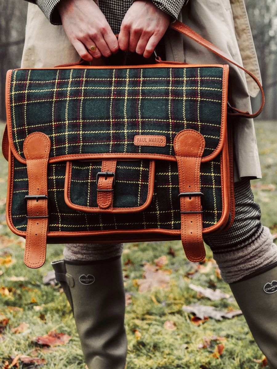 Foto-Material-Dokumententasche-Leder-Computer-Tasche-LeCartable-L-Celtik-Paul-Marius-M01S16-SCO-GR-OL