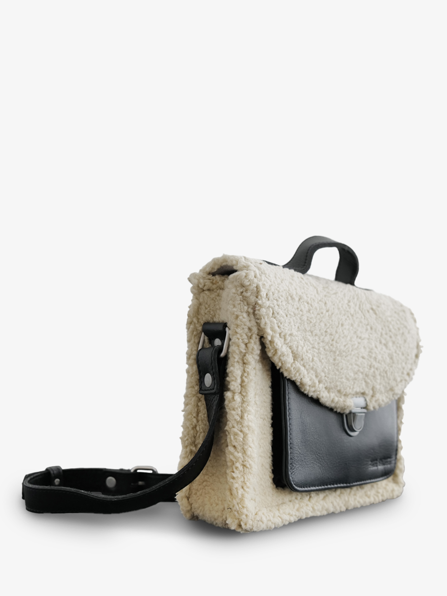 Foto-Rückansicht-Umhängetasche-Leder-Damen-schwarz-Mademoiselle-George-Himalaya-schwarz-Öl-Paul-Marius-W05-SH-W-OBL