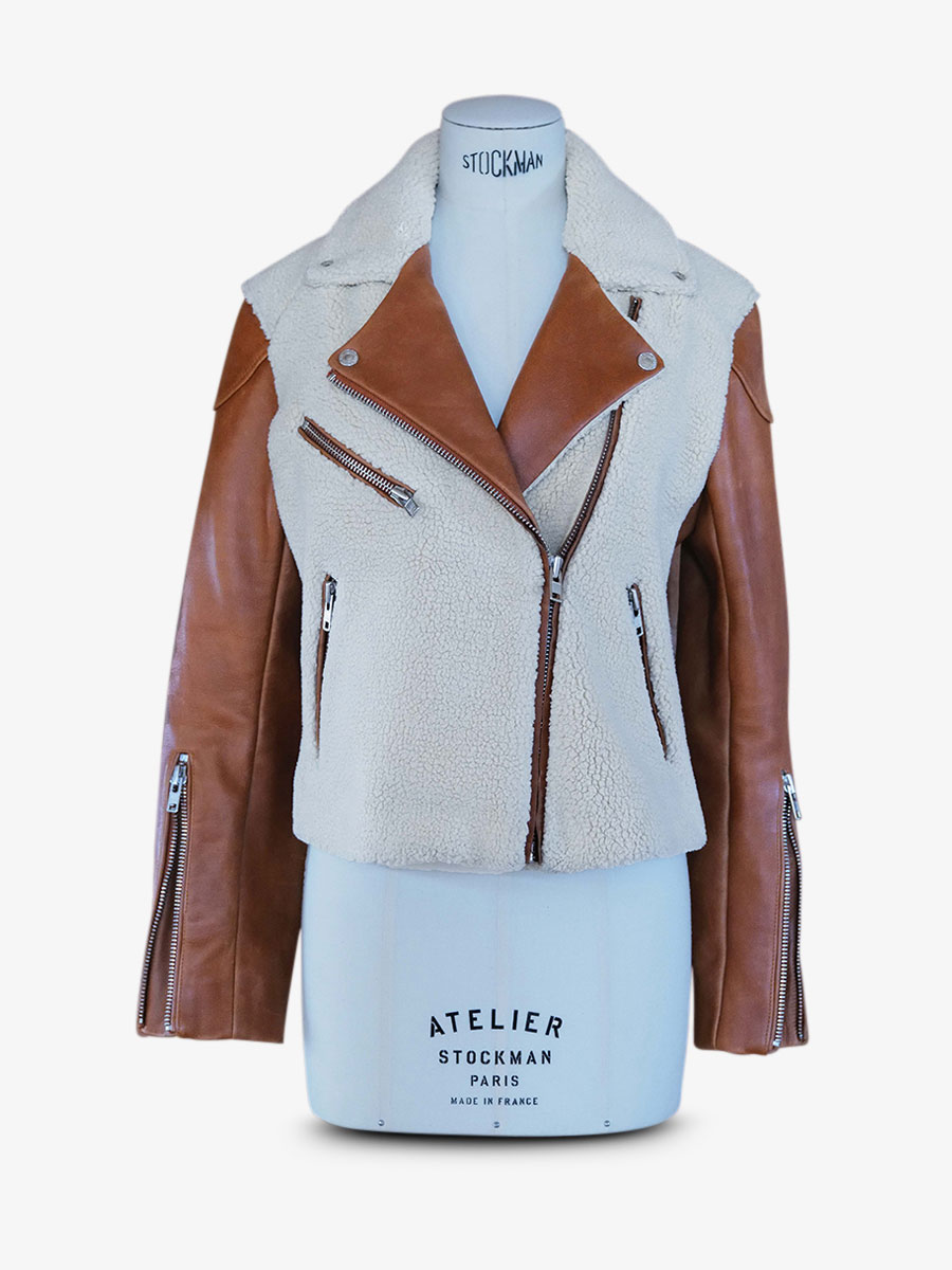 Foto-Seitenansicht-Perfecto-Leder-Damen-braun-Le Perfecto Natur-Öl-Paul Marius-wpj-sh-w-ol-s36