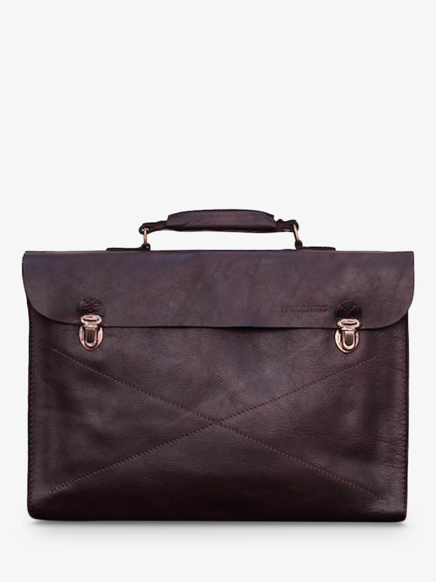 Foto-Vorderansicht-Aktentasche-Leder-Herren-schwarz-LeLundi-Indus-Paul-Marius-M41-D