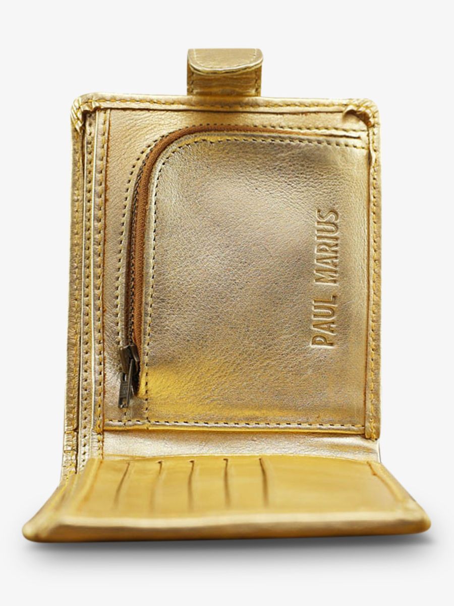 Foto-Rückansicht-Brieftasche-Leder-Damen-goldfarben-LePortefeuille-Louise-goldfarben-Paul-Marius-M30-G