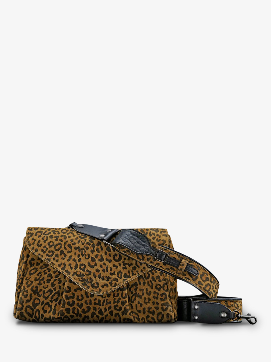 Foto-Vorderansicht-Umhängetasche-Leder-PaulMarius-braun-Suzon-M-Leopard-natur-Paul-Marius-W25M-LP-L