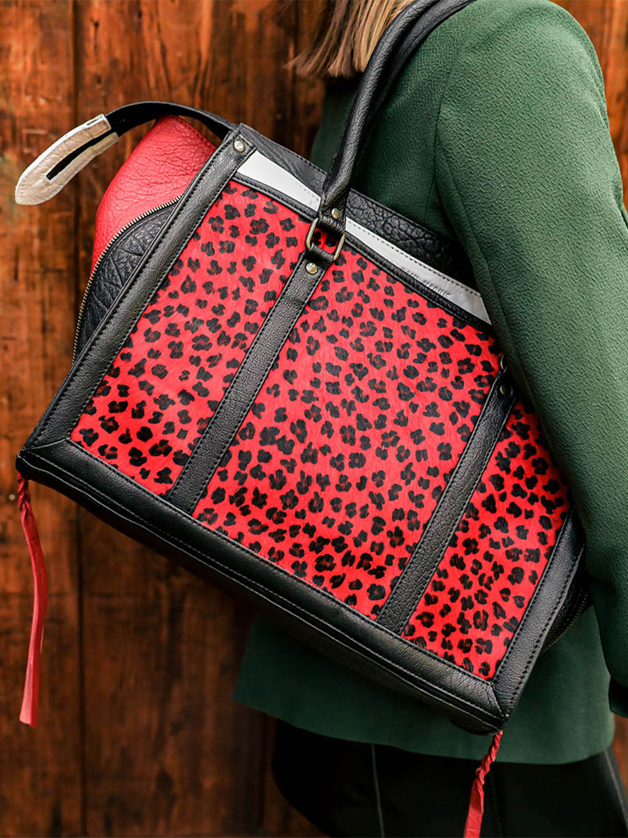 Foto-Tragetasche-Handtasche-Leder-Business-schwarz-rot-lerive-droite-l-leopard-schwarz-rot-paul-marius-w19l-lp-b-r