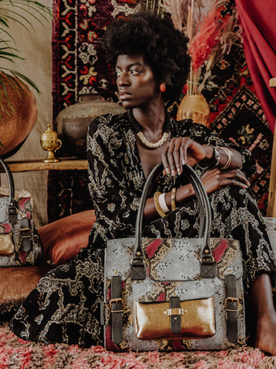 Foto-Vorderansicht-Umhängetasche-Leder-Damen-LeRive Gauche-M-Byzance-Paul Marius-W01M-BYZ