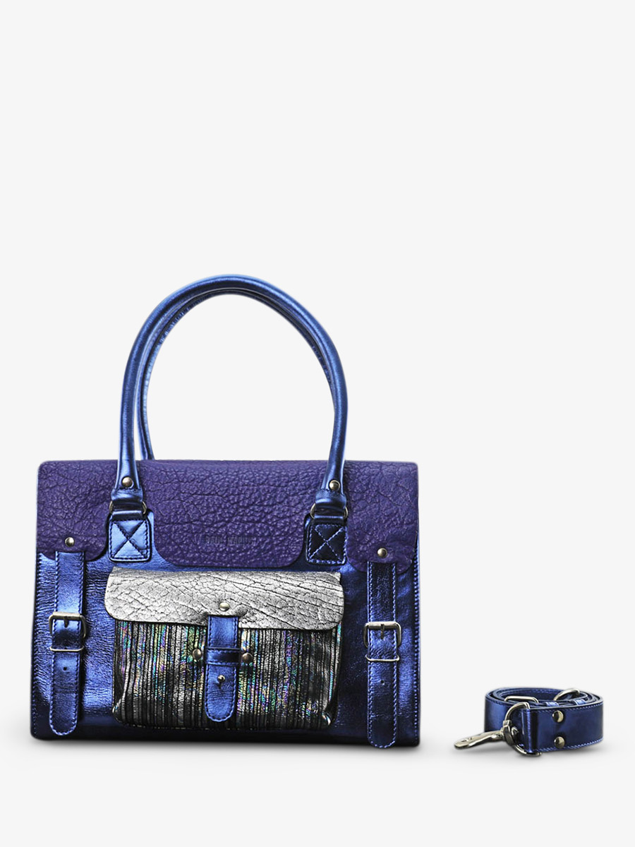 Foto-Rückansicht-Umhängetasche-Leder-Damen-LeRive Gauche-M-Cosmos-Paul-Marius-W01M-CS