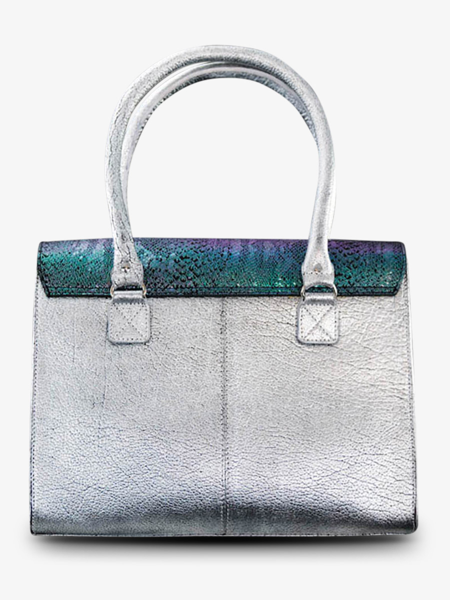 Foto-Rückansicht-Umhängetasche-Leder-Damen-blau-weiß-LeRive Gauche-M-Chimère-Fleece-PAUL MARIUS-W01M-CH-S-BLU