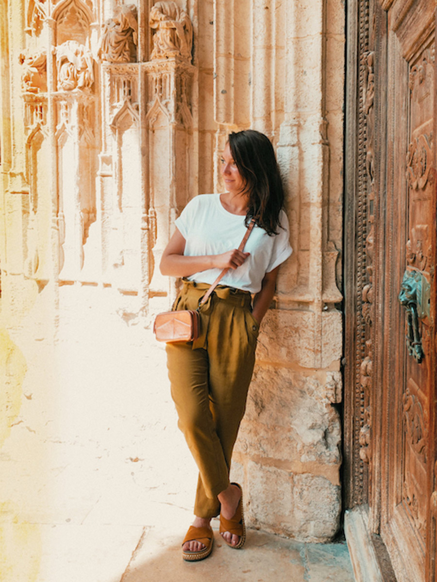 Foto-Material-Gürteltasche-Leder-Damen-rosa-gold-Paula-Goldrosa-Paul-Marius-M66-G-PI