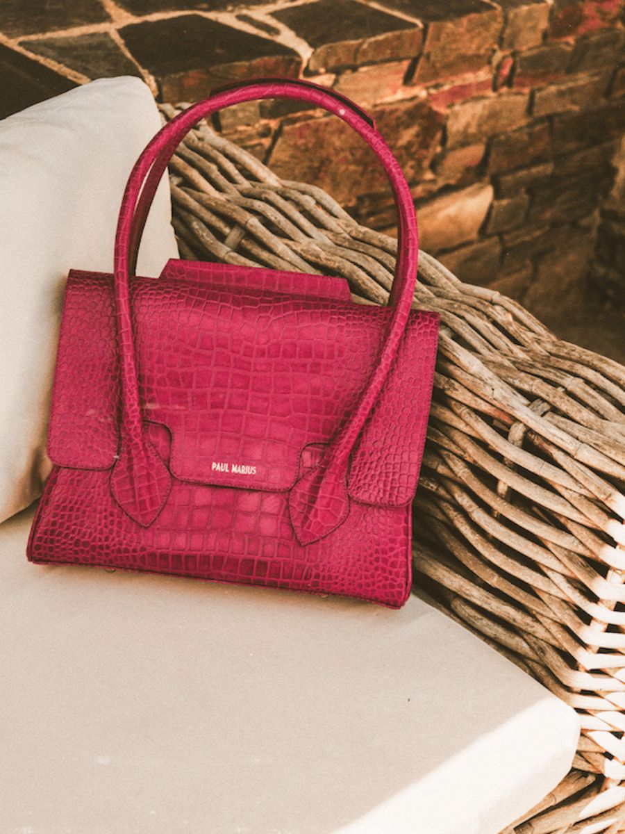 Foto-Tragetasche-Handtasche-Leder-Damen-rosa-Colette-M-Alligator-Cocktail-Turmalin-Paul-Marius-W28M-A-PI