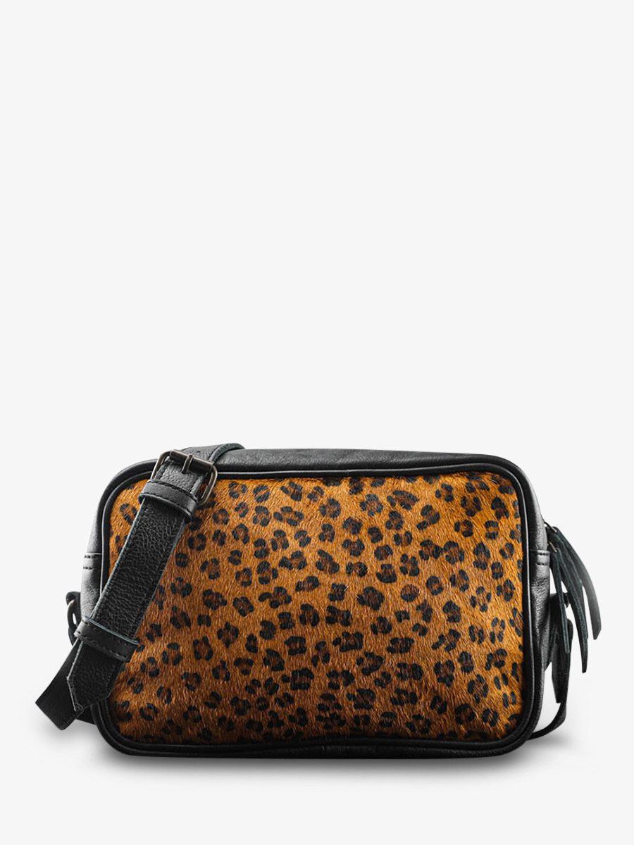 Foto-Vorderansicht-Ledertasche-Damen-schwarz-limpertinent-leopard-schwarz-paul-marius-w22-lp-b