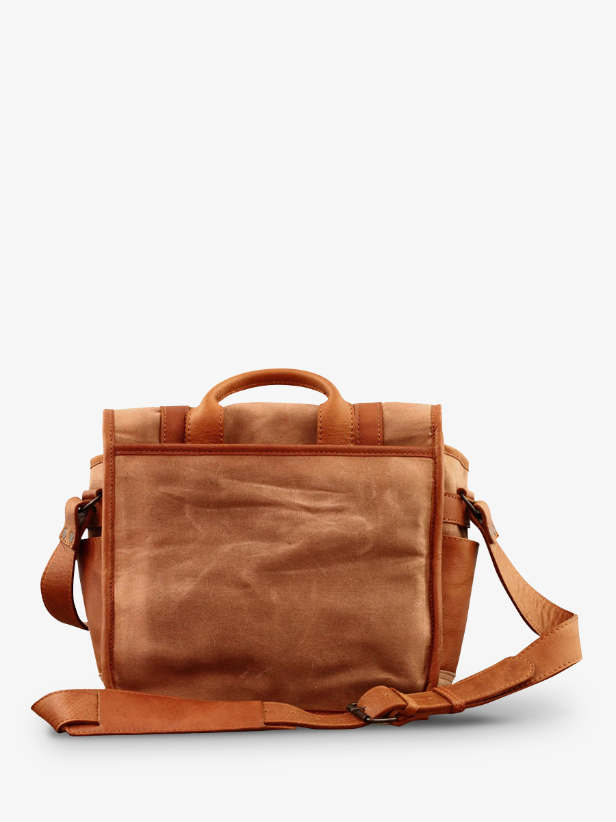 Foto-Rückansicht-Foto-Tasche-Leder-Silber-beige-LePetitReporter-Leinwand-beige-Paul-Marius-M10-BC