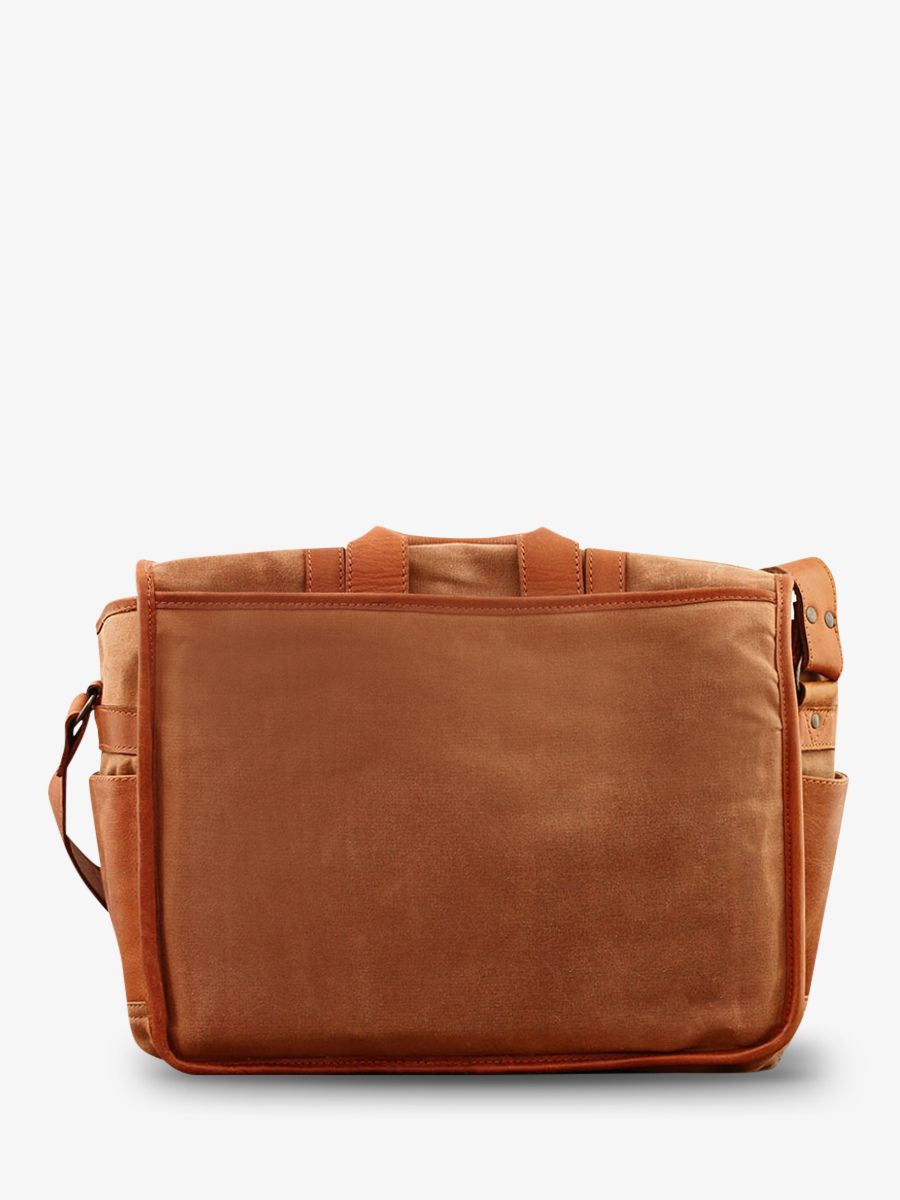 Foto-Rückansicht-Fototasche-Leder-Silber-Beige-LeReporter-Beige-Stoff-Paul-Marius-M54-BC