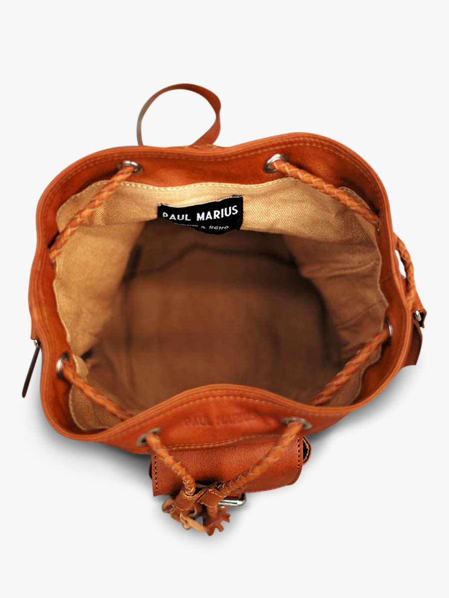 Foto-Innenansicht-Beuteltasche-Leder-Damen-braun-LeFlâneur-braun-Öl-Paul-Marius-M303-OB