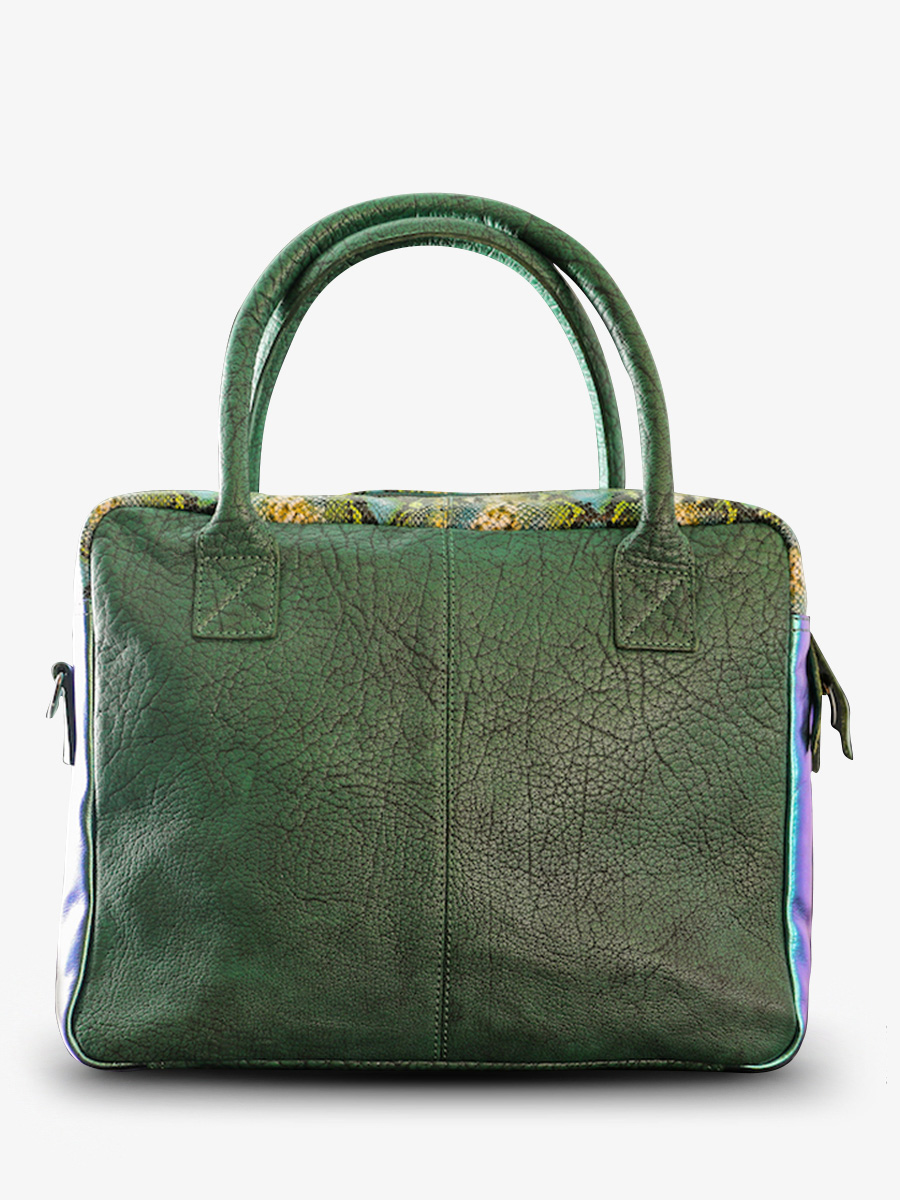 Foto-Rückansicht-Aktentasche-Leder-Damen-Mehrfarbig-LeDandy-Chimere-Dragon-Paul-Marius-W04-CH-GR