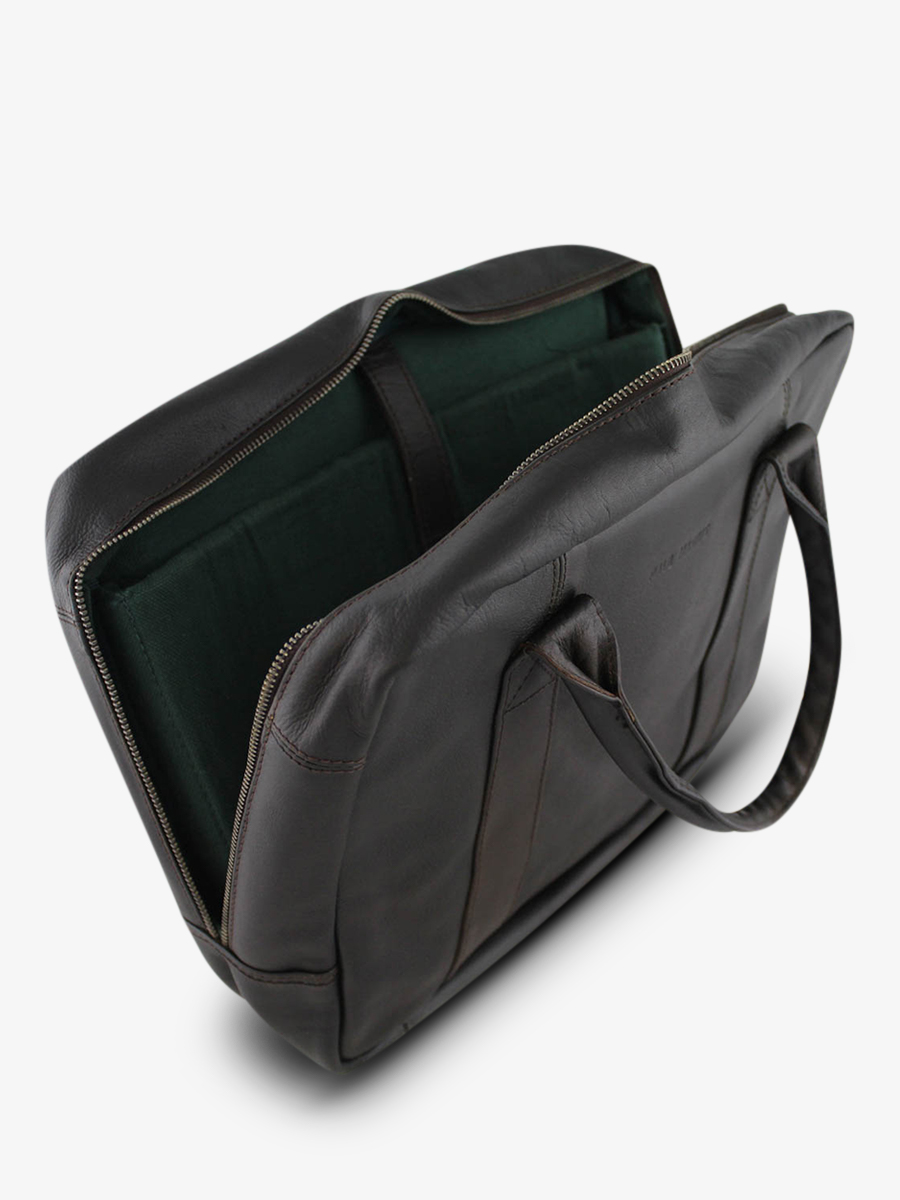 Foto-Innenansicht-Leder-Laptoptasche-schwarz-Lemecanographe-Indus-Paul-Marius-M22-D