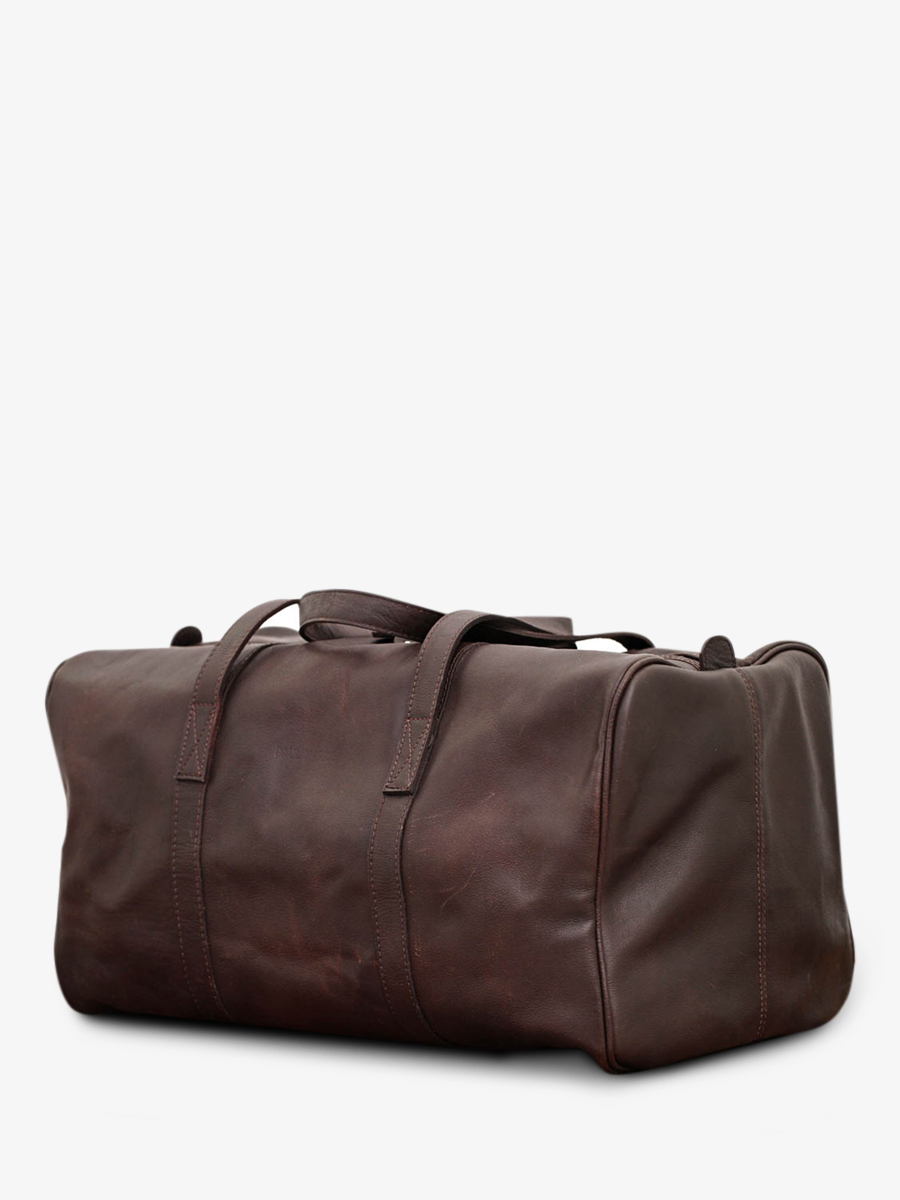 Foto-Seitenansicht-Reisetasche-Leder-schwarz-LeCabine-Indus-Paul-Marius-M103-D