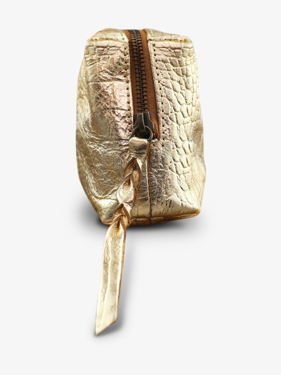 Foto-Seitenansicht-Ledertasche-für-Damen-golden-Adele-Kaiman-golden-Paul-Marius-M500-C-G