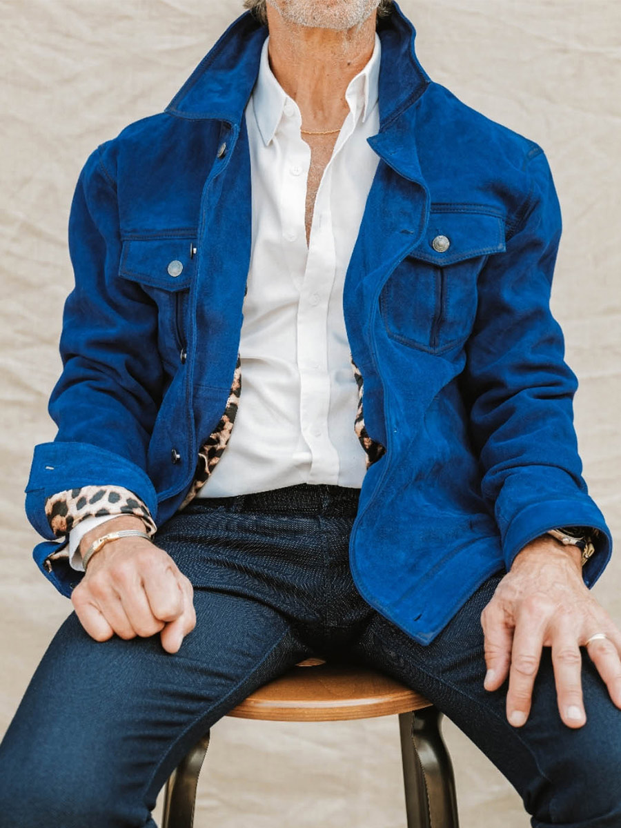 Foto-Vorderansicht-Nubuklederjacke-Herren-blau-lenumero-1-blau-Arbeitsjacke-Paul-Marius-Blouson-BJ-S