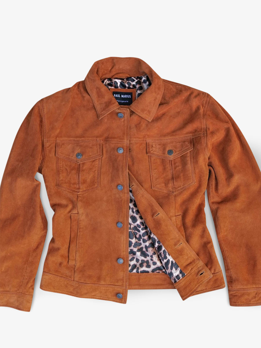 Foto-Seitenansicht-Nubuklederjacke-Herren-braun-Lenumero-1-Cognac-Paul-Marius-Blouson-Co-S