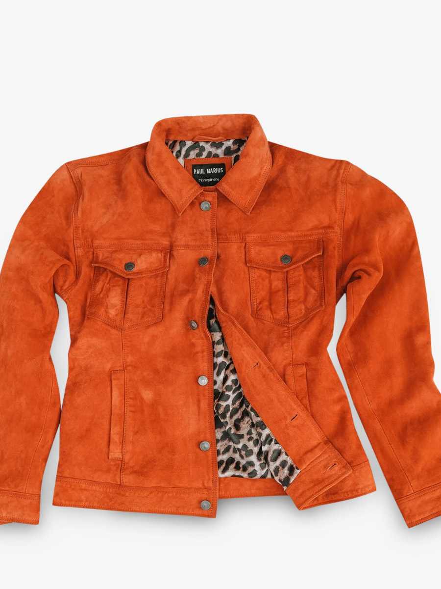 Foto-Seitenansicht-Nubuklederjacke-Herren-orange-Lenumero-1-Tangerine-Paul-Marius-Blouson-o-s
