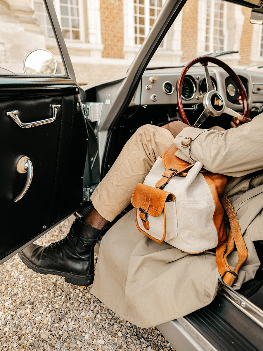 Foto-Material-Rucksack-Leder-Damen-braun-beige-LeBaroudeur-Pampa-natur-kreide-Paul-Marius-m39-ol-cr