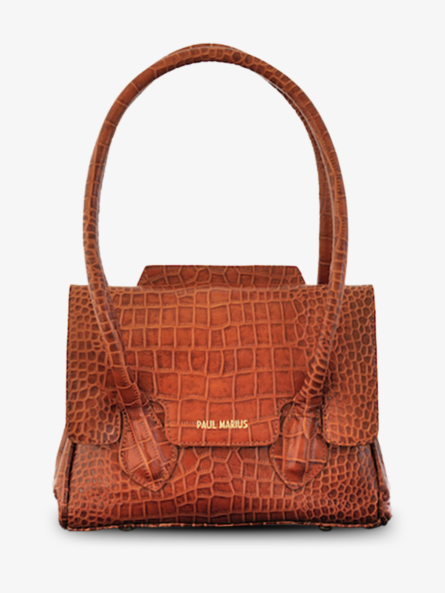 foto-ansicht-von-vorne-handtasche-leder-damen-braun-colette-s-alligator-cocktail-amber-paul-marius-w28s-a-l