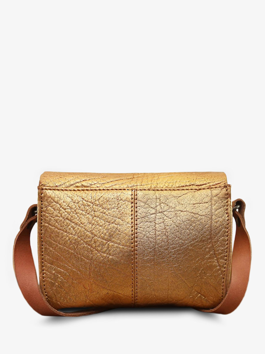 Foto-Rückansicht-Umhängetasche-Leder-Damen-golden-Le-Mini-Indispensable-golden-Paul-Marius-W08S-GD