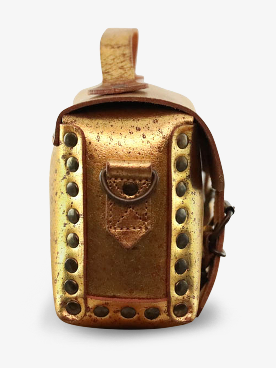 foto-ansicht-von-der-seite-umhängetasche-aus-leder-für-damen-golden-lartisane-eclats-dores-paul-marius-p02-gd