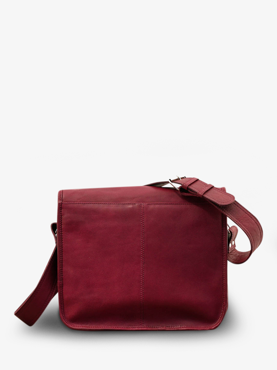 Foto-Rückansicht-Aktentasche-Leder-A4-rot-Lasacoche-M-Bordeaux-Paul-Marius-M02S14-DR