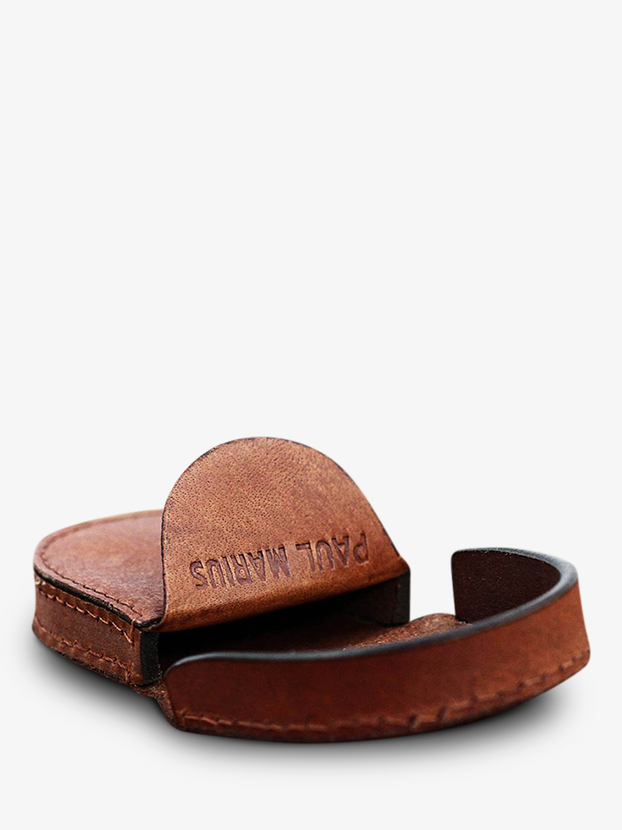 Foto-Ansicht-von-der-Seite-Geldbörse-aus-braunem-Leder-LeCrapaud-Robert-Naturel-Paul-Marius-LHSCW-L