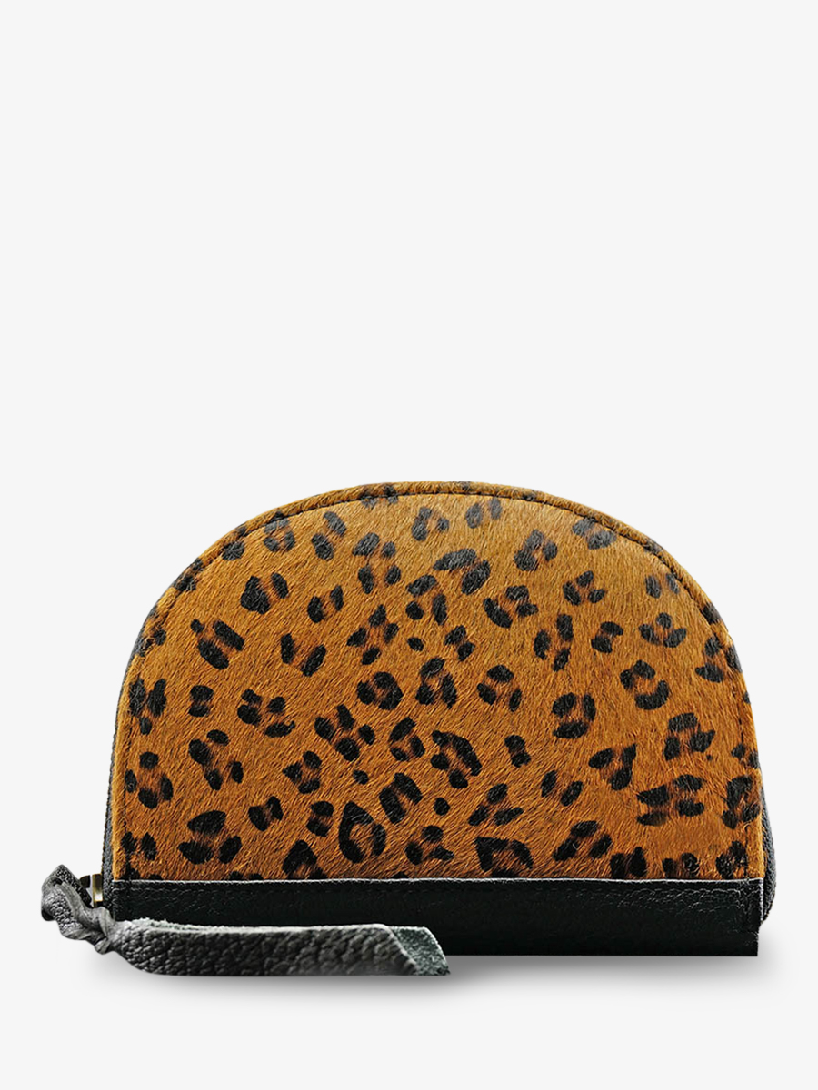 Foto-Vorderansicht-Brieftasche-Leder-Damen-schwarz-LePortefeuille-Manon-Leopard-schwarz-Paul-Marius-M32-LP-B