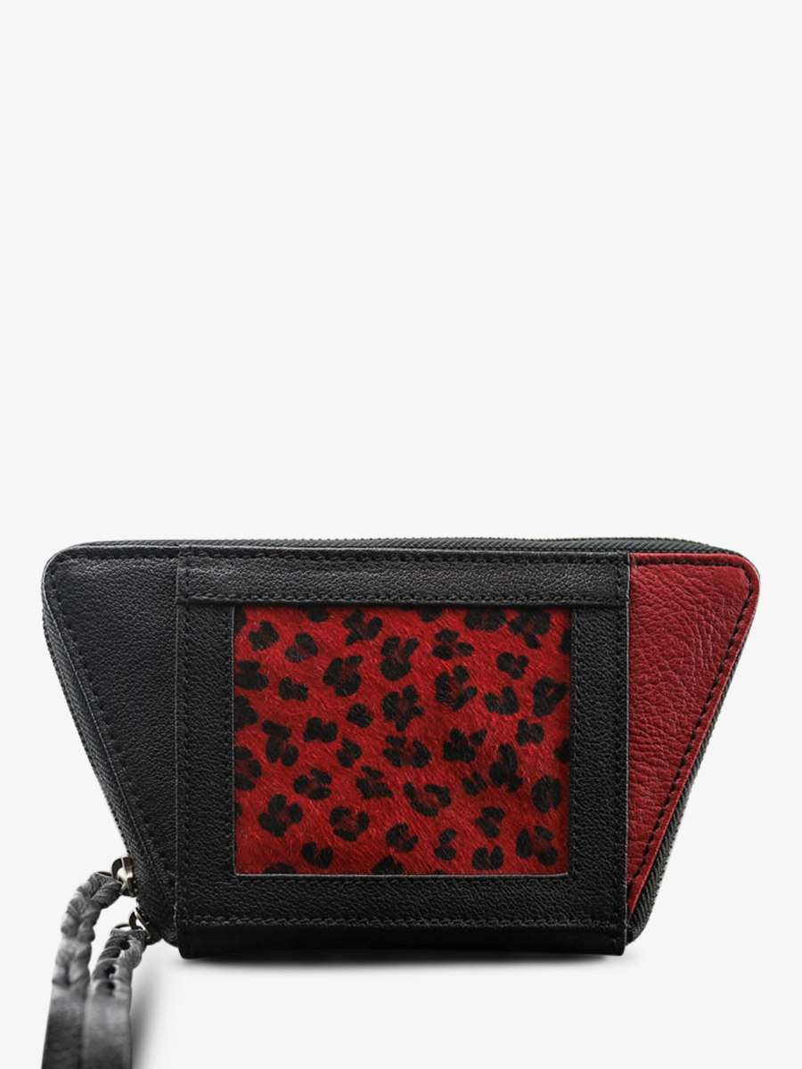 Foto-Rückansicht-Brieftasche-Leder-Damen-schwarz-rot-LePortefeuille-Emma-Leopard-schwarz-rot-Paul-Marius-W24-LP-B-R