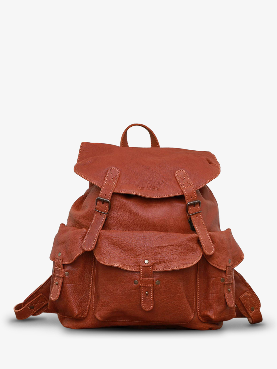 foto-ansicht-von-vorne-lederrucksack-braun-lemeridien-naturel-paul-marius-m38-l