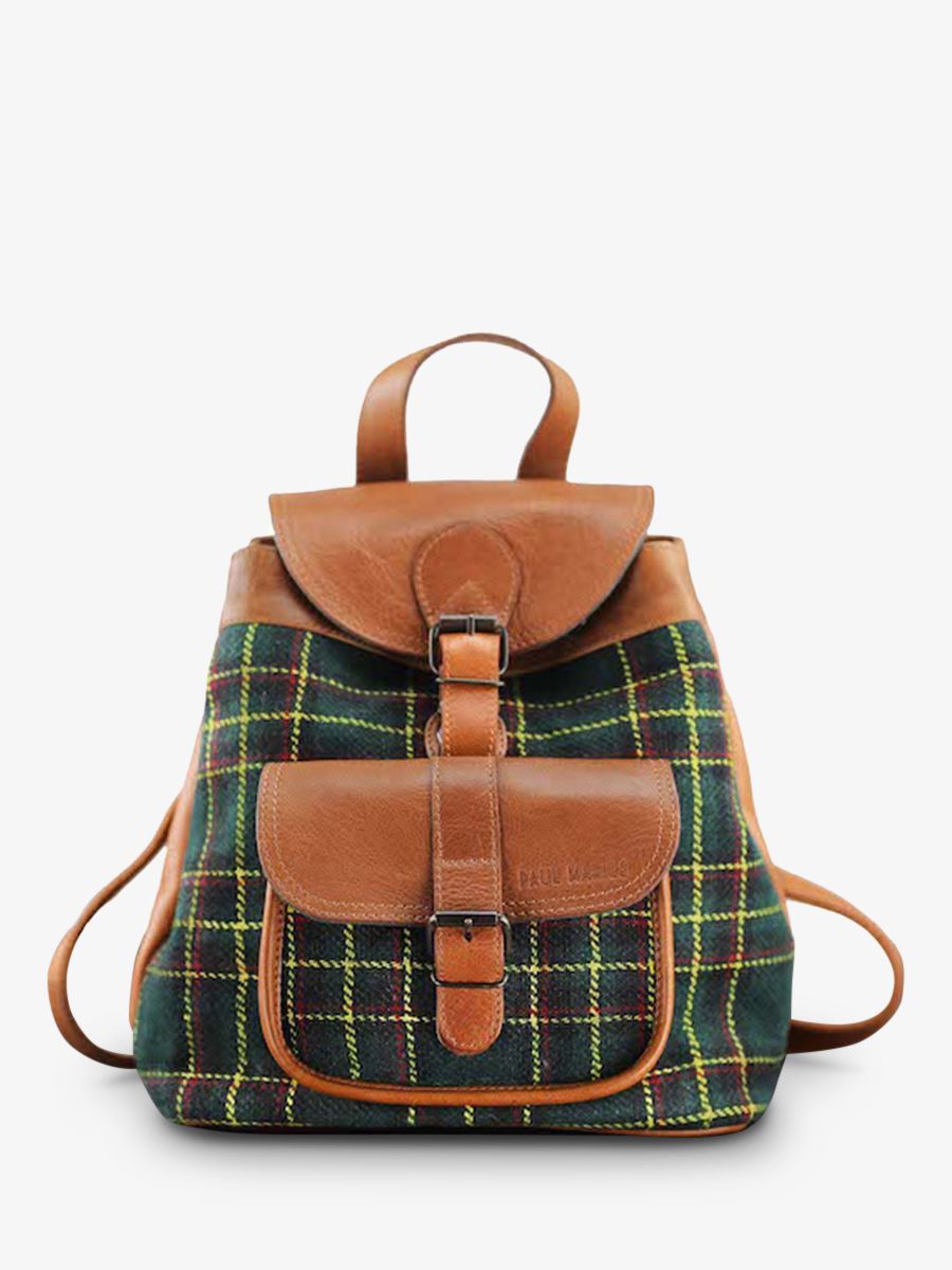 Foto-Vorderansicht-Rucksack-Leder-Damen-LeBaroudeur-Celtik-Paul-Marius-M40-Sco-GR-OL