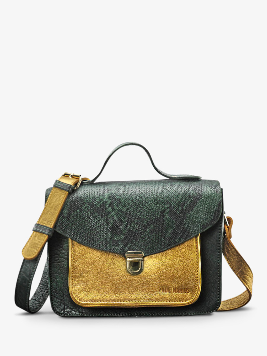 Foto-Vorderansicht-Umhängetasche-Leder-Damen-Mademoiselle George-Oasis-Paul Marius-W05 OA