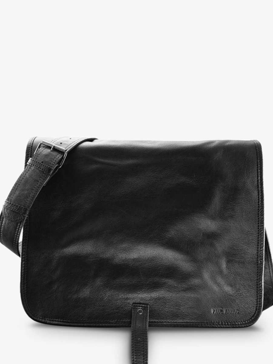 Foto-Seitenansicht-Arbeitstasche-Business-schwarz-LeMessager-L-schwarz-Paul-Marius-M11S16-B