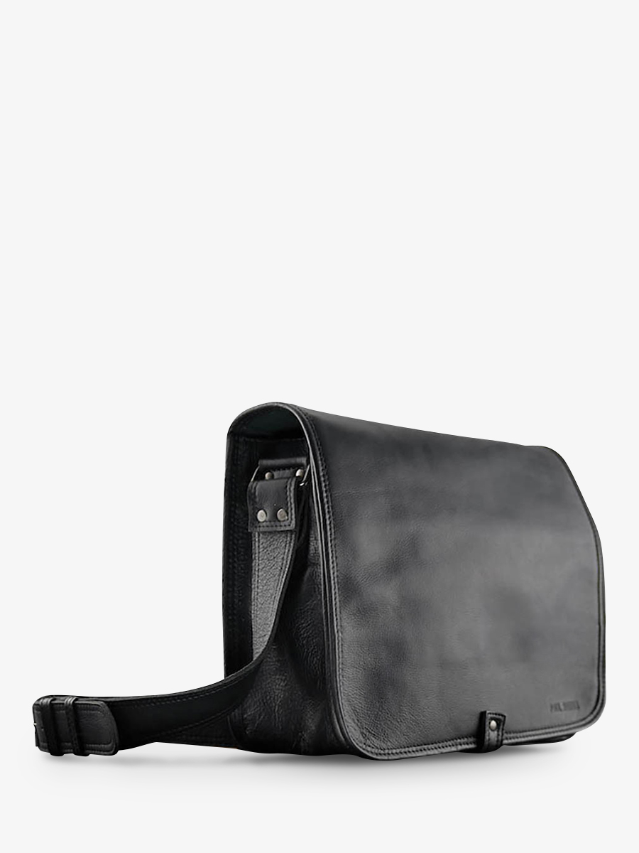 Foto-Seitenansicht-Arbeitstasche-Business-schwarz-LeMessager-M-schwarz-Paul-Marius-M11S14-B