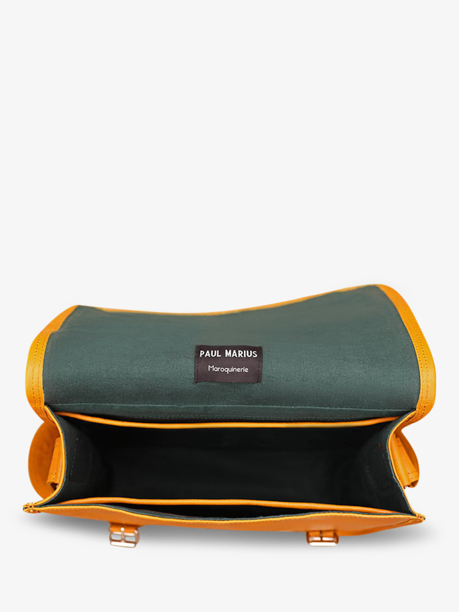 Foto-Innenansicht-Dokumententasche-Leder-A4-gelb-Lasacoche-M-Safran-Paul-Marius-M02S14-Y