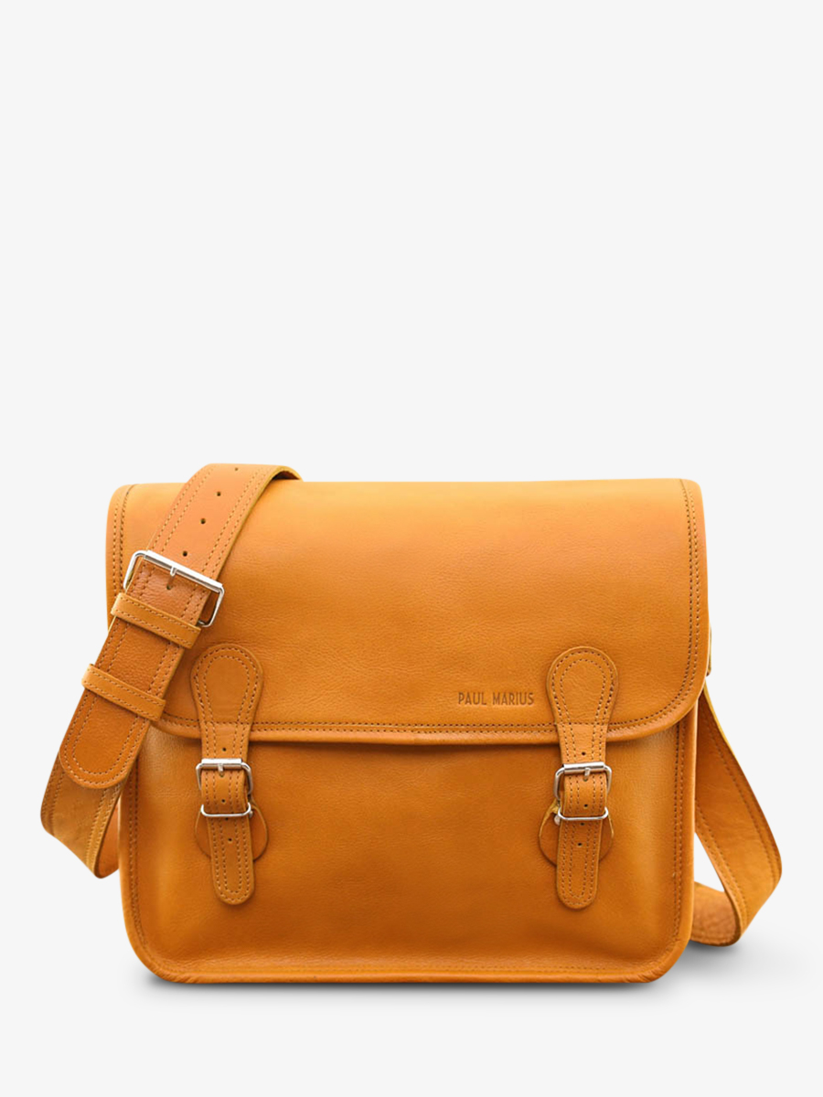 foto-ansicht-vorderseite-aktentasche-leder-a4-gelb-lasacoche-m-safran-paul-marius-m02s14-y